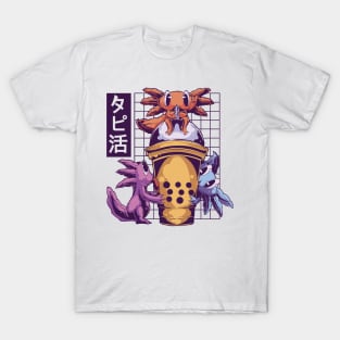 Axolotl Bubble Tea T S T-Shirt